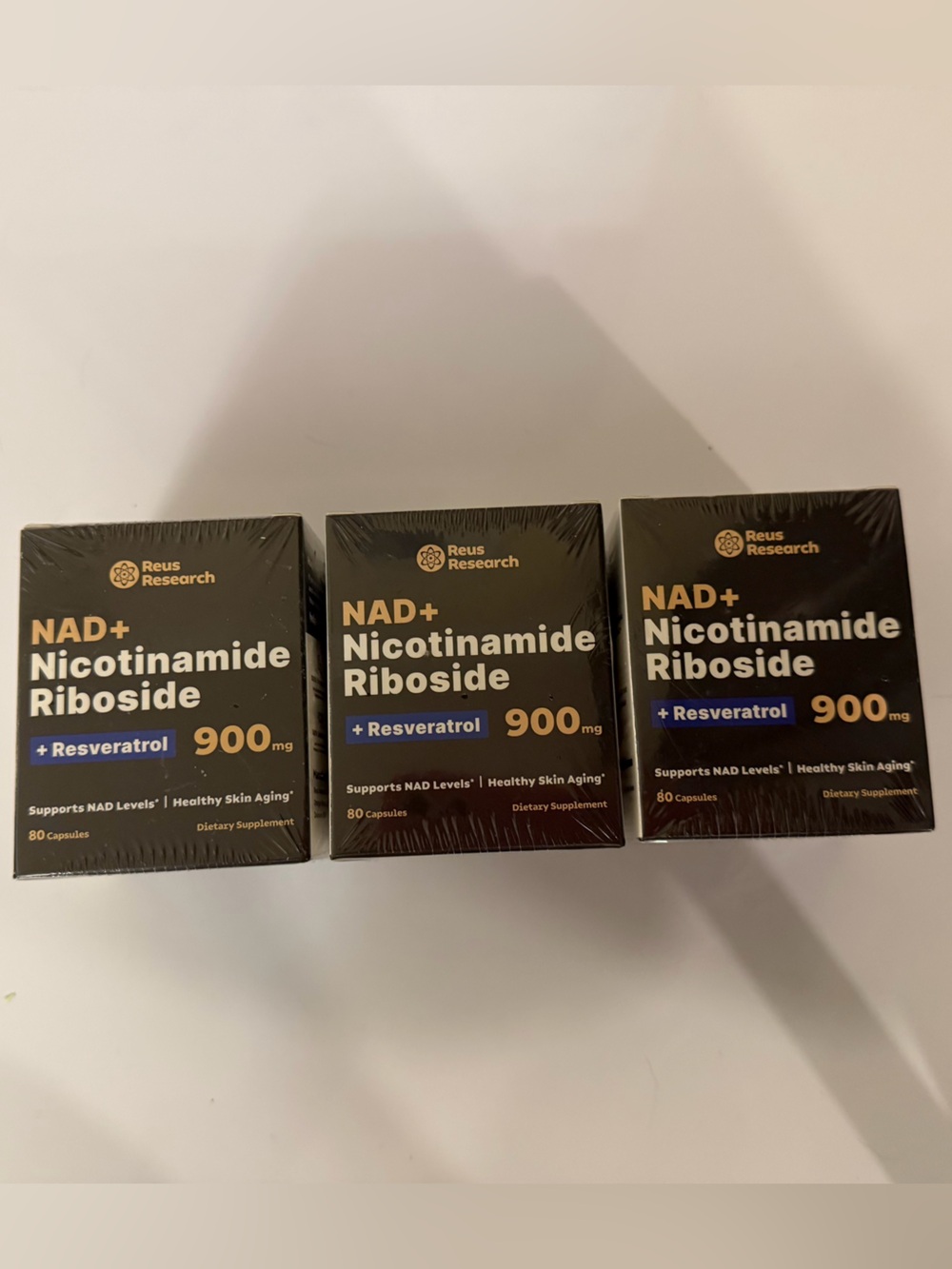 NEW-3 Pack NAD+ Support Anti Aging Nicotinamide Riboside Reversterol